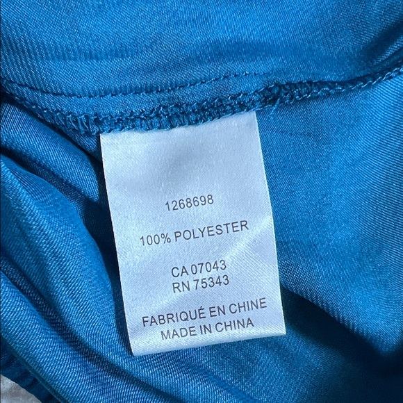 Joie Teal blue keyhole Sleeveless Blouse - Picture 7 of 7